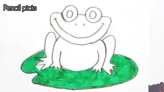 How to Draw a Frog | Frog Drawing Easy | Frog Drawing for kids