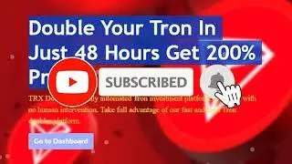 Tron Doubler Website 1st Live Payment Proof 16 Tron | Double your money in 48 hour | All In One Pk