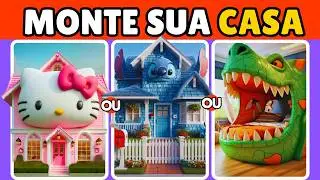 🏡🤑 MONTE SUA CASA DOS SONHOS ✨CONSTRUA SUA CASA🤩 | jogo das escolhas #quiz #montesuacasadossonhos