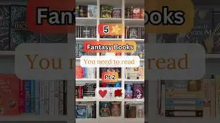 5 star fantasy book recommendations Pt 2 #booktube #booktok #fantasybooks #bookrecommendation #books