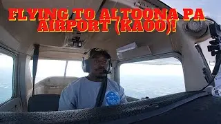 Private Pilot Flight to Altoona PA Airport! #privatepilot
