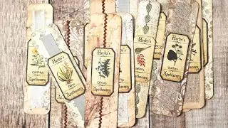 Belly Bands / Side Tucks - Design Team Project for The Digital Collage Club - Junk Journal