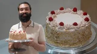 Fluffy Raspberry Cream Cake Recipe | Perfect Summer Cake