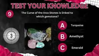 Cursed Stones: 30 Intriguing Trivia Questions on dark gemstone
