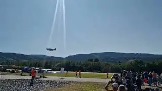 Spitfire & Mustang at telemark Airshow
