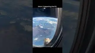Axiom 3 departing the ISS.. #space #shorts
