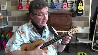 ukulele tutorial - blue hawaii - Brian May