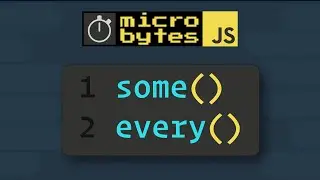 JavaScript Array Some & Every Methods In 90 Seconds #JavaScriptJanaury