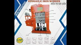 Hydraulic Iron Worker | Multi cutter Machine | 9in1 Functions Ironworker Machine | KMT Ludhiana 2024