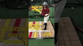 Bunting TIPS for beginners #baseball #softball #coaching #mlb