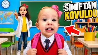 BANU ALYA KIZGIN ÖĞRETMEN OLDU !! ASEL MİRA SÖZ DİNLEMEYİNCE SINIFTAN KOVULDU !! 
