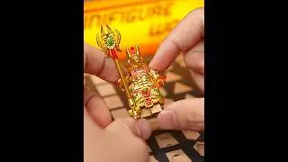 Build a golden Anubis minifigure in just one minute #anubis #shorts #legominifigures #legomoc #brick