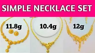 Simple Gold Necklace Designs | Latest Jewellery Designs