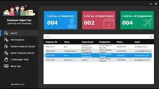 Employee Management System Using C++ and Qt Framework | Source Code |