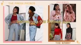 recreating 90s TV fashion icon looks *i killed this not gonna lie*