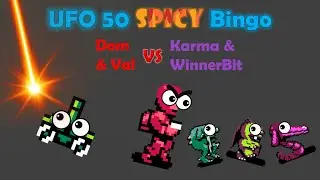 UFO 50 Bingo Spicy League - Group B || Dom & Val vs Karma & WinnerBit