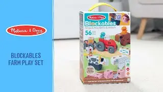 Melissa & Doug Blockables&trade; Farm Play Set