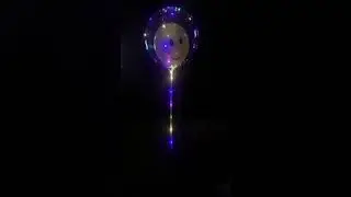 My smiley lighting balloon
