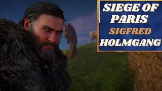 SIGFRED HOLMGANG FIGHT SCENE SIEGE OF PARIS DLC || ASSASSINS CREED VALHALLA