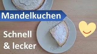 Mandelkuchen lecker im Minibackofen glutenfrei Vanlife Garten Camping minimalistisch backen  kochen