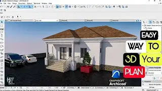 Archicad Tutorial: Easy Way To 3D Your Plan