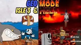 Cuphead Geo Mode - All Isle 3 and Hell Bosses (No damage, big surprise, I know)
