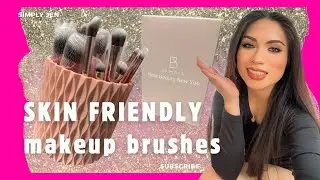 BS-MALL Makeup Brushes Premium Synthetic 18 Pcs Brush Set Review #bsmall #review