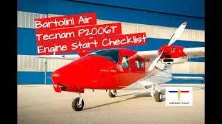 Bartolini Air Tecnam P2006T Checklist (Engine start)