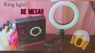 MINHA RING LIGHT NOVA!!