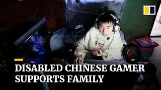 Disabled Chinese teen live-streams esports performances to support his family