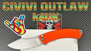 Civivi Outlaw Muk! Дизайн ножей Outlaw! Нож с замком-кнопкой! Посмотрите их праздничную распродажу.