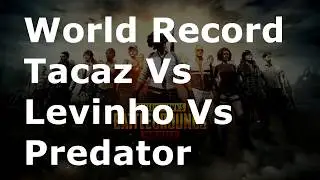 Tacaz vs Levinho vs Predator 42 kills insane fight three legends Pubg solo vs Squad Best PUBG Gaming
