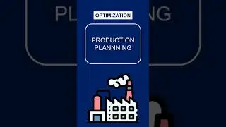 Production Planning with Python #shorts #supplychain