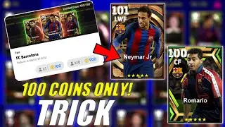 Trick To Get Epic FC Barcelona | Big Time Neymar Jr, Epic Romario Trick || eFootball 2023 Mobile