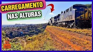 O carregamento mais alto e longe da MRS, o Terminal Olhos D'água (TOD) ex RFFSA / MBR