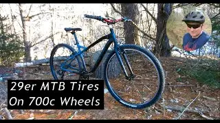 29er MTB tires on 700c Wheels – Hyper Urban - Mixed Results