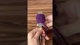 How to Make a Pom Pom Using a Fork