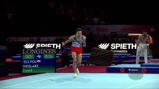 WEGLARZ Dawid (POL) - 2019 Artistic Worlds, Stuttgart (GER) - Qualifications Floor Exercise