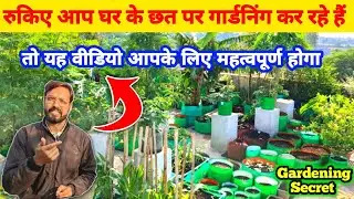 हमने डेली 1 घंटा समय देकर गार्डन को बना दिया है जन्नत जैसा | terrace garden step by step full guide