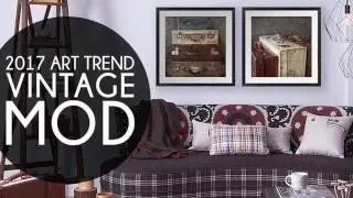 Vintage Mod I Decorating Ideas I FRAMED ART TV