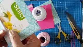 ESTRUCTURA MINI ALBUM CON LAZO, RETO ABRIL COLOR PAWS #TUTORIAL #DIY
