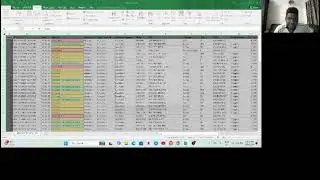 Data visualisation using conditional formatting and pivot table