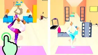 Flex Run 3D Flexy - Flex Yoga Girl Run - All Levels iOS Android GamePlay #2