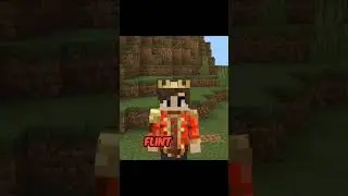 How to always get flint #shorts #minecraft