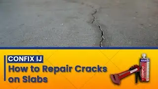 Confix IJ: How to Repair Cracks on Slabs