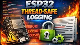 ESP32 Thread-Safe Logging | ESP-IDF & VSCode