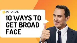10 Ways to Get a Broad Face Naturally | Face Yoga & Exercises for a Chiseled Look!
