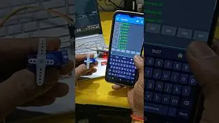 Control Servo Motor Wirelessly via Bluetooth with ESP32