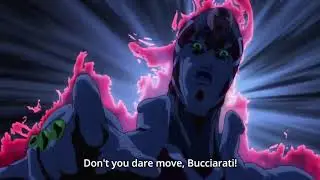 JoJo's Bizarre Adventure Golden Wind bruno bucciarati vs king crimson  (AMV)