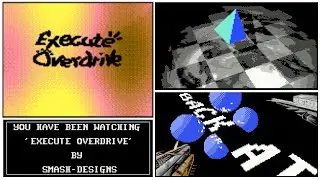 The Execute Overdrive Demo on C64, by Smash Designs !